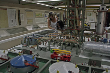 Interior del Museo Nacional del Petroleo. Comodoro