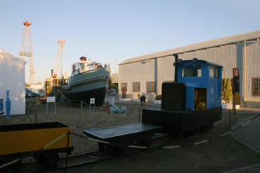 Muestra exterior del Museo Nacional del Petroleo, Comodoro.