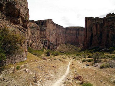 Caadon de la Buitrera en Gualjaina