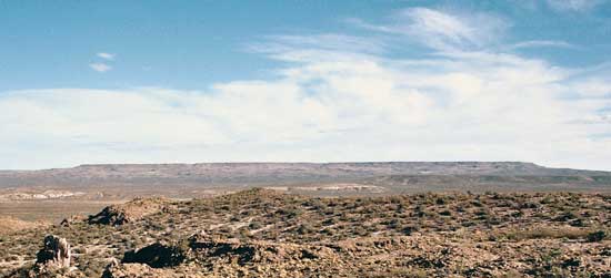 Meseta Somuncura desde SIerra Grande